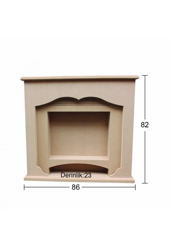 Hobi-Art SM 29 Boyanabilir Ahşap Küçük Şömine
