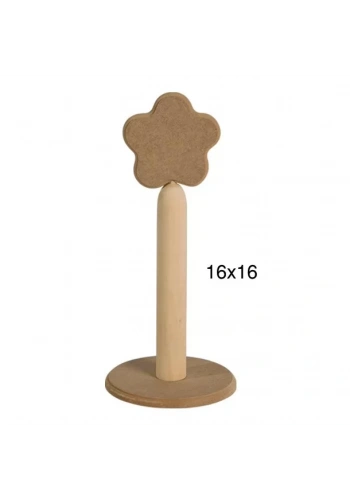 Hobi-Art F 751 Dekoratif Ahşap Papatya Desenli Havluluk