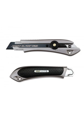 OLFA LTD-L-LFB Geniş Maket Bıçağı Vidalı Metalik Renk Sert Plastik Kaplama