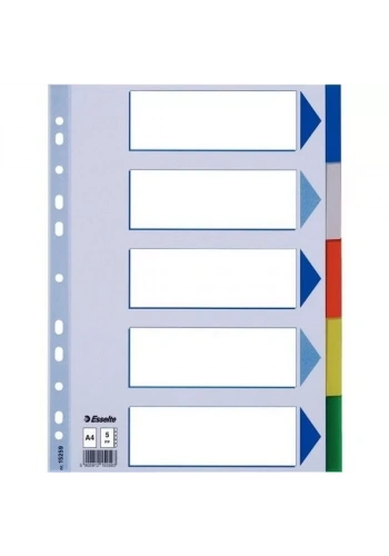 Esselte Seperatör 5 Renkli (Ayraç)
