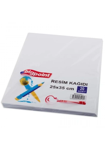 Bigpoint Resim Kağıdı 25x35cm 20li Paket