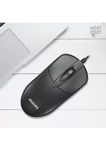 Philips M105 SPK7105 Kablolu Mouse Dpı1000 1,5mt Kablo Uzunuluğu (3 Milyon Tıklama Ömrü)