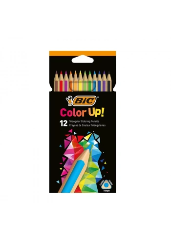 BİC COLOR UP ÜÇGEN KURU BOYA 12 RENK (950527)