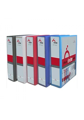 ÖNDER 2007-6 2 HALKALI D MEKANİZMALI KLASÖR A4 70mm LACİVERT