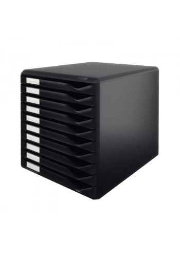 LEİTZ 5294 10 ÇEKMECELİ EVRAK RAFI SİYAH