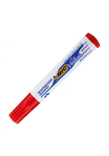 BİC 1701 VELLEDA BEYAZ TAHTA KALEMİ YUVARLAK UÇ KIRMIZI (904939)