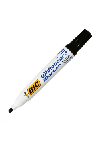 BİC 1751 VELLEDA BEYAZ TAHTA KALEMİ KESİK UÇ SİYAH (904946)