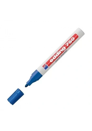 EDDİNG 750 HOBİ SANAT KALEMİ MAVİ (TAM ÖRTÜCÜ MARKÖR)