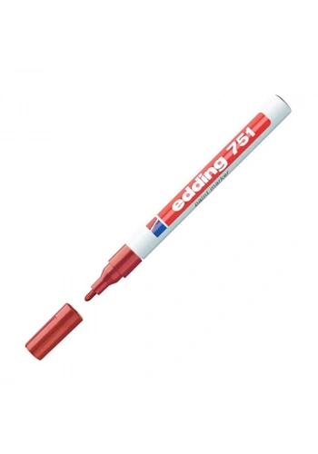 EDDİNG 751 HOBİ SANAT KALEMİ KIRMIZI (TAM ÖRTÜCÜ MARKÖR)