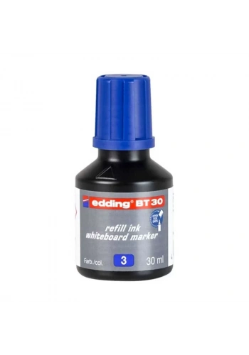 EDDİNG BT 30 TAHTA KALEM MÜREKKEBİ MAVİ 30ml