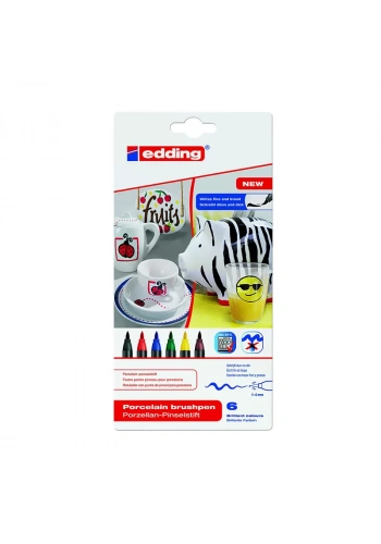 EDDİNG 4200 PORSELEN KALEMİ STANDART 6LI SET