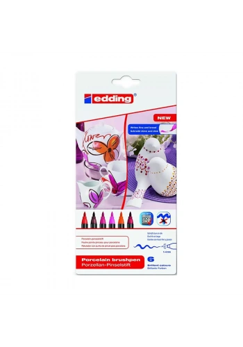EDDİNG 4200 PORSELEN KALEMİ SICAK 6LI SET