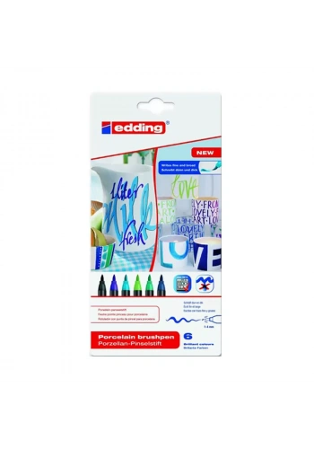 EDDİNG 4200 PORSELEN KALEMİ SOĞUK 6LI SET