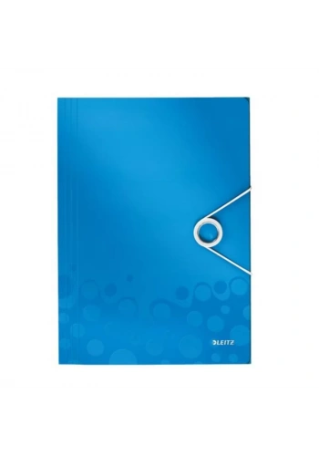 LEİTZ 4599 ACTİVE WOW İNCE LASTİKLİ DOSYA METALİK MAVİ