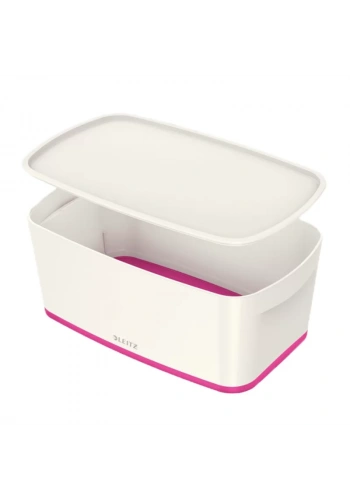 LEİTZ 5229 MYBOX KAPAKLI KÜÇÜK BOY SAKLAMA KUTUSU PEMBE-BEYAZ