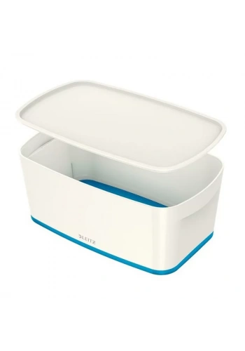 LEİTZ 5229 MYBOX KAPAKLI KÜÇÜK BOY SAKLAMA KUTUSU MAVİ-BEYAZ