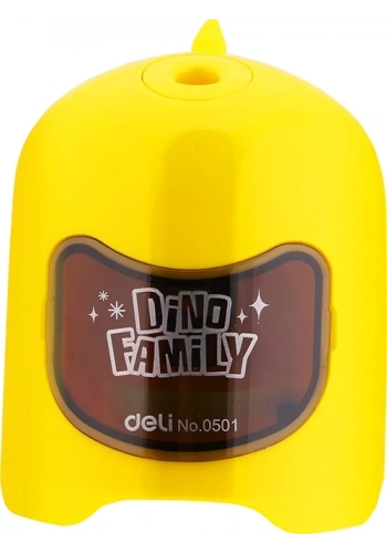 DELİ 0501 DİNO FAMİLY PİLLİ MASA ÜSTÜ KALEMTRAŞ