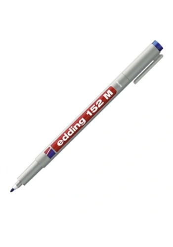 EDDİNG 152M SİLİNEBİLİR ASETAT KALEMİ (NON PERMANENT) 1mm MAVİ