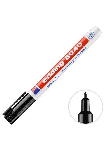 EDDİNG 8040 ÇAMAŞIR KALEMİ SİYAH