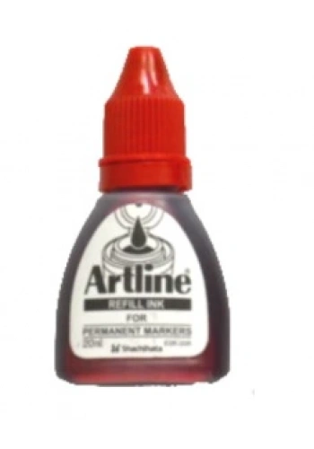 ARTLİNE ESK-50 TAHTA KALEM MÜREKKEBİ KIRMIZI 20ml
