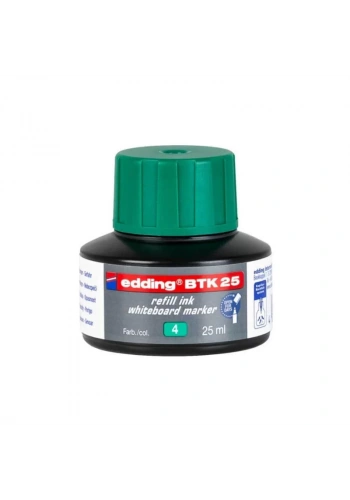 EDDİNG BTK 25 TAHTA KALEM MÜREKKEBİ YEŞİL 25ml