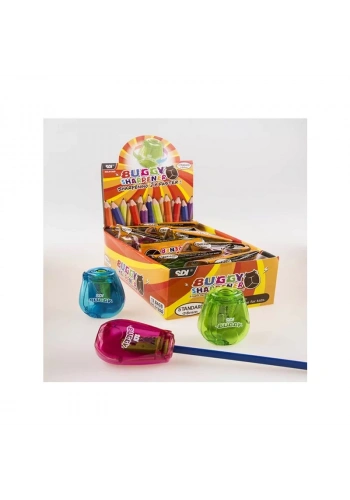 SDİ 0120D BUGGY STANDART HAZNELİ PLASTİK KALEMTRAŞ