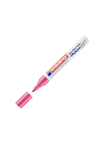EDDİNG 751 HOBİ SANAT KALEMİ METALİK PEMBE (TAM ÖRTÜCÜ MARKÖR)