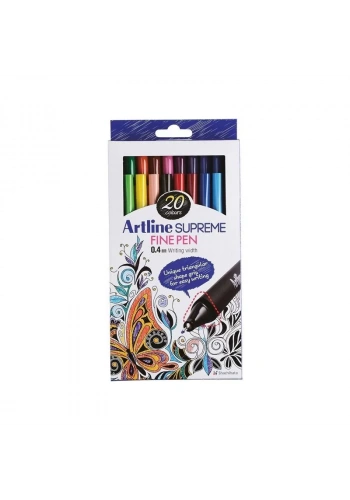ARTLİNE EPFS-200 SUPREME FİNELİNER KEÇE UÇLU KALEM 0.4mm 20 RENK