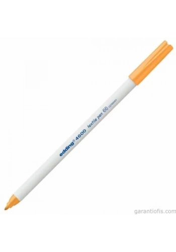 EDDİNG 4600 T-SHİRT BOYAMA KALEMİ FOSFORLU TURUNCU