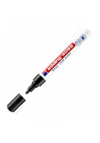 EDDİNG 4095 LİKİT TEBEŞİR VE CAM KALEMİ SİYAH