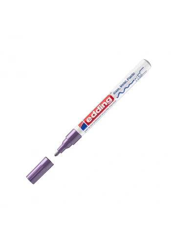 EDDİNG 751 HOBİ SANAT KALEMİ METALİK MOR (TAM ÖRTÜCÜ MARKÖR)