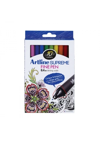 ARTLİNE EPFS-200 SUPREME FİNELİNER KEÇE UÇLU KALEM 0.4mm 10 RENK