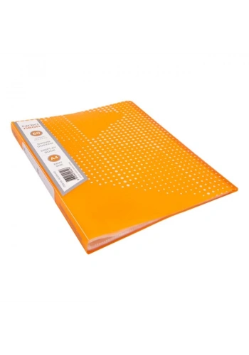 NOKİ 64160-N SUNUM DOSYASI A4 NEON TURUNCU 60LI