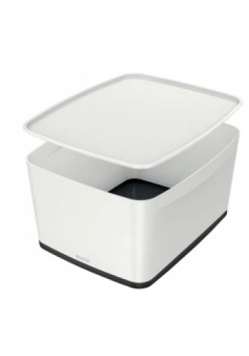 LEİTZ 5216 MYBOX KAPAKLI GENİŞ SAKLAMA KUTUSU SİYAH-BEYAZ