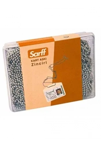 SARFF KART ASKI ZİNCİRİ 75cm METAL 100LÜ (15323057)
