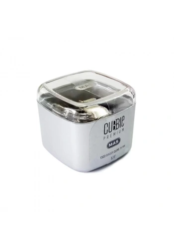 MAS 1322 CUBBİE PREMİUM OMEGA KISKAÇ 18mm SİLVER 5Lİ