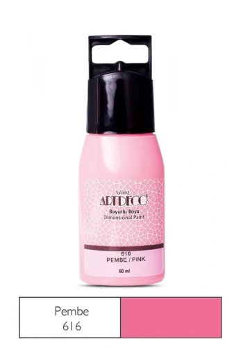 ARTDECO 042C BOYUTLU BOYA 616 PEMBE 60ml