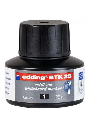 EDDİNG BTK 25 TAHTA KALEM MÜREKKEBİ SİYAH 25ml