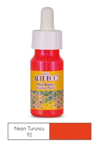 ARTDECO 016B EBRU BOYASI 92 NEON TURUNCU 30ml
