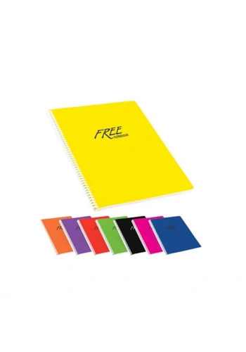 KESKİN FREE SPİRALLİ DEFTER A4 KARELİ 40 YAPRAK (320392)