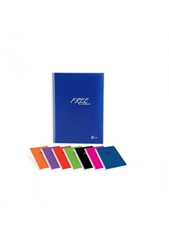 KESKİN FREE SPİRALLİ DEFTER A4 DÜZ 80 YAPRAK (320420)