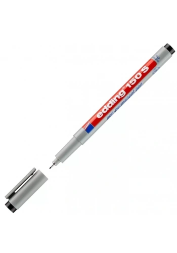 EDDİNG 150S SİLİNEBİLİR ASETAT KALEMİ (NON PERMANENT) 0.3mm SİYAH