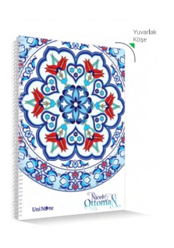ÇINAR NİCEA OTTOMAN SPİRALLİ DEFTER A4 KARELİ 96 YAPRAK (71711)