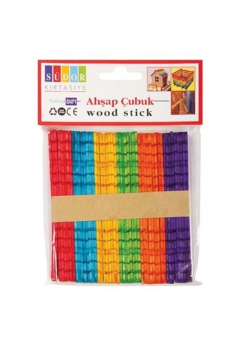 SÜDOR BS73 RENKLİ AHŞAP GEÇMELİ ÇUBUK