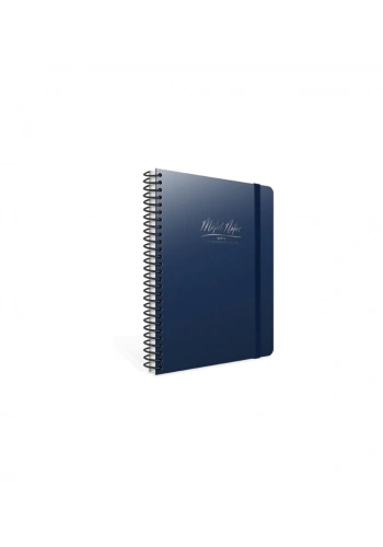 GIPTA METAL NOTES SPİRALLİ DEFTER A4 KARELİ 80 YAPRAK (4470)