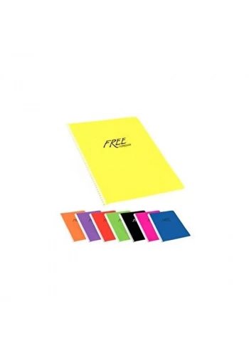 KESKİN FREE SPİRALLİ DEFTER A5 ÇİZGİLİ 60 YAPRAK (450101)