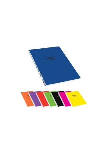 KESKİN FREE SPİRALLİ DEFTER A5 KARELİ 100 YAPRAK (450142)