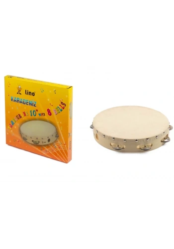 LİNO KKC-10 DERİLİ 8 ZİLLİ TEF 10 inç