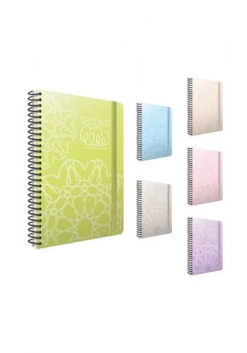GIPTA SECOND SPİRALLİ DEFTER A4 KARELİ 80 YAPRAK (3743)