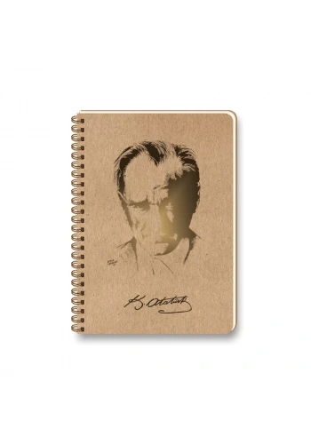 KESKİN FUNKY ATA SPİRALLİ DEFTER 17x23 DÜZ 100 YAPRAK (418110)